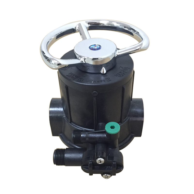 润新反冲洗净水机软化阀 玻璃钢树脂罐锅炉软水机手动控制阀头F64A