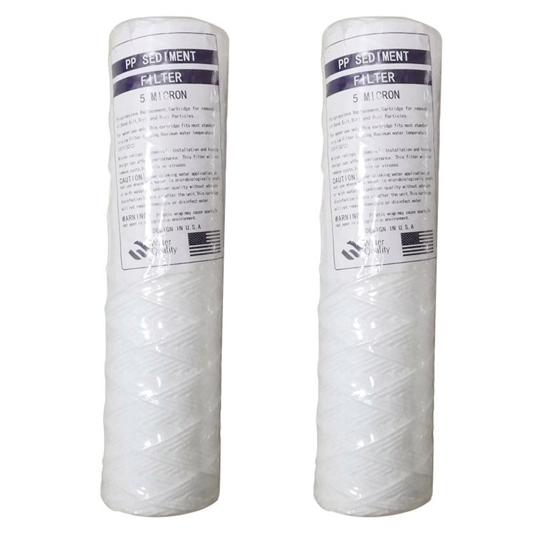 10寸20寸30寸40寸丙纶线绕滤芯 自来水过滤杂质微粒净水器脱脂棉芯