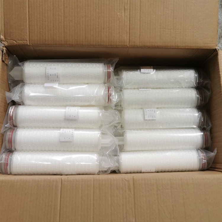 水处理过滤芯 家用净水器去除自来水中杂质适用10寸微孔折叠滤芯