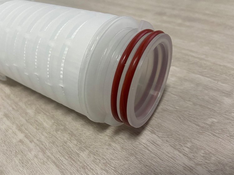 去除水中悬浮物颗粒杂质过滤芯 地下水处理折叠滤芯10英寸