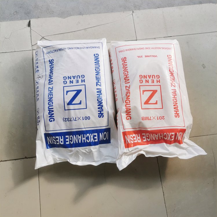 化工反应硬水软化净水机滤料 金黄色颗粒争光阳离子树脂001*7