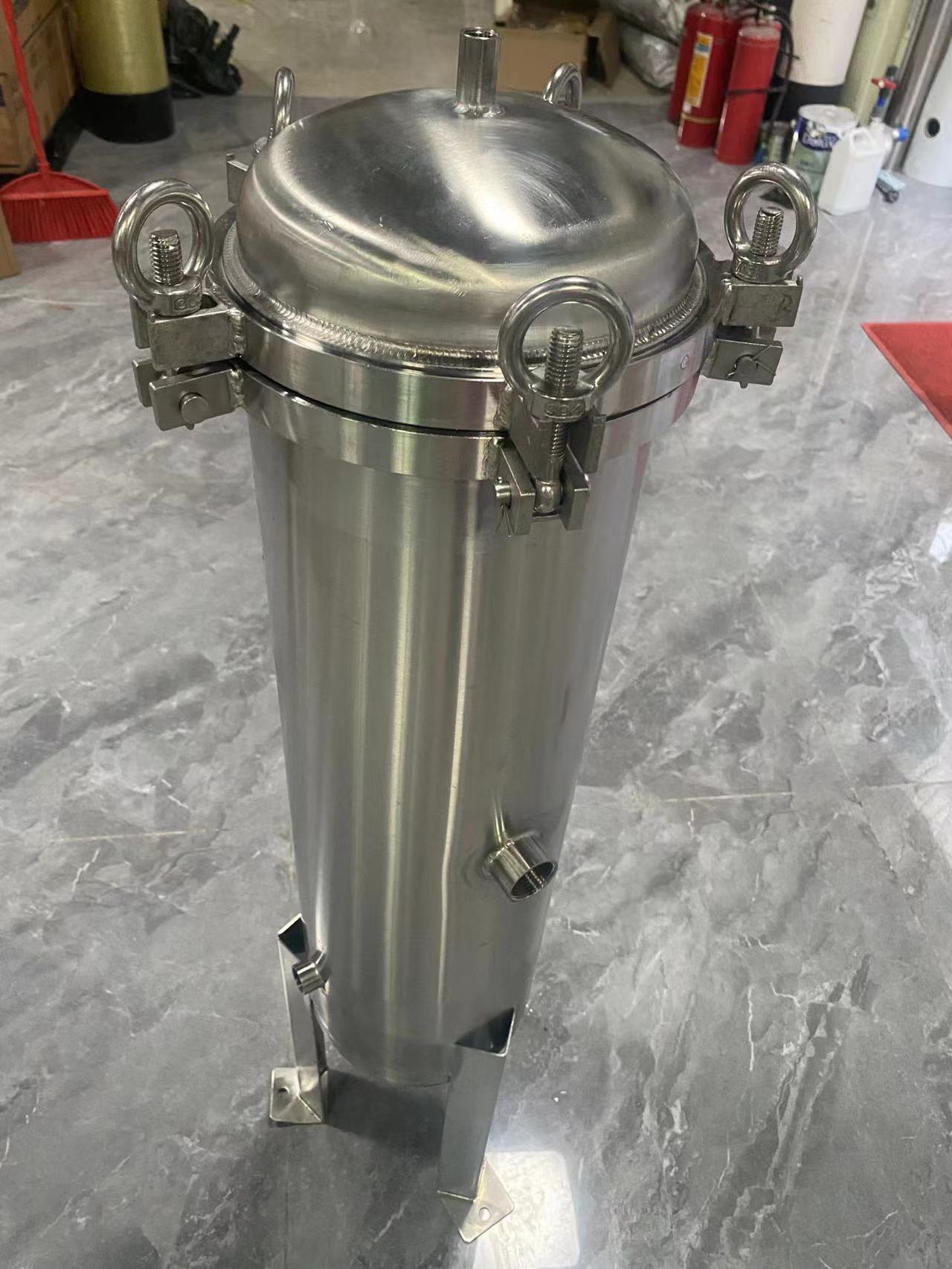 不锈钢袋式过滤器多袋滤袋保安过滤机大流量固液分离设备