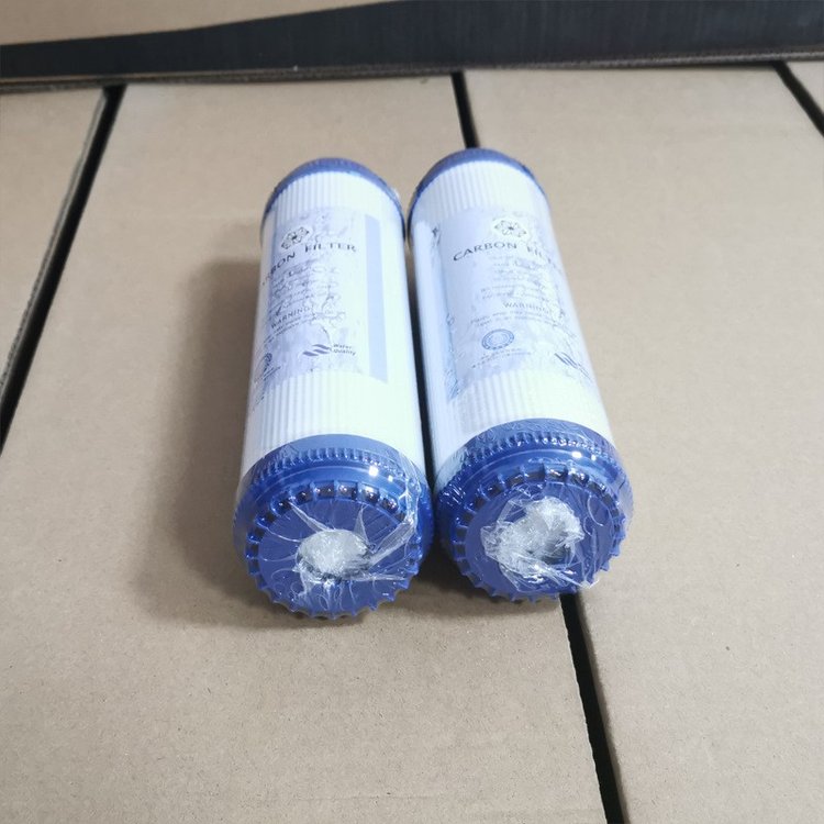 10寸椰壳颗粒活性炭滤芯 电脑电路板等集成电路用水过滤芯 平口