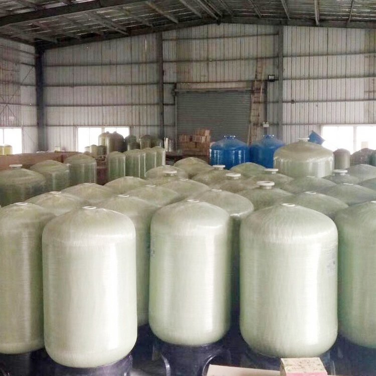 玻璃钢罐生产厂家食品饮料行业用水处理玻璃钢过滤罐6367型号立式