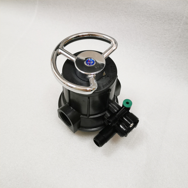 润新手动软化阀F64A 4吨/h工业软水机头流量型/时间型多路阀61104