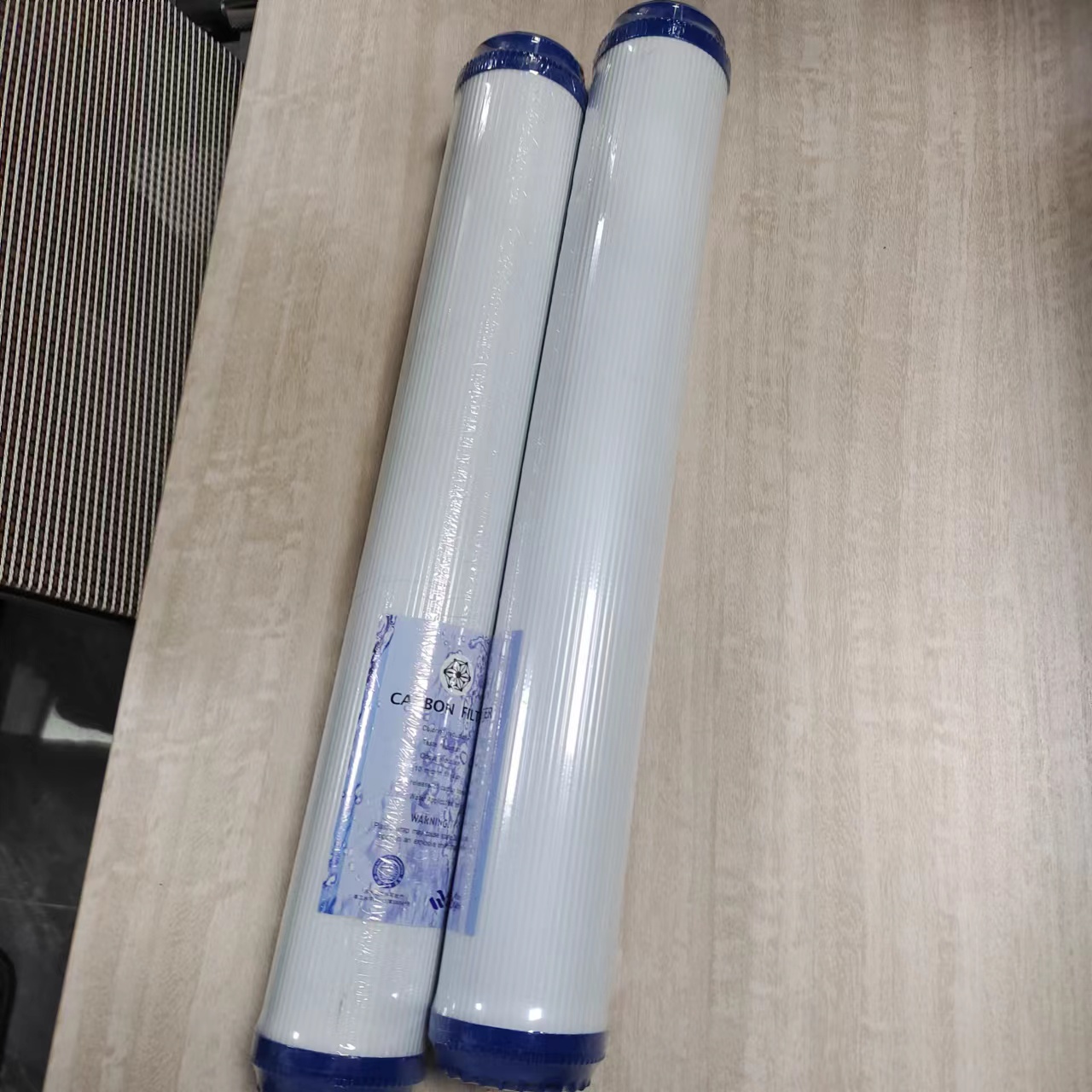 工业三级净水器1吨过滤面积平口颗粒活性炭滤芯 20英寸udf