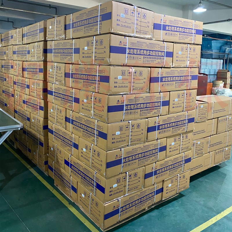 润新手动软化阀F77AS 15吨软化水设备树脂玻璃钢罐手动控制阀