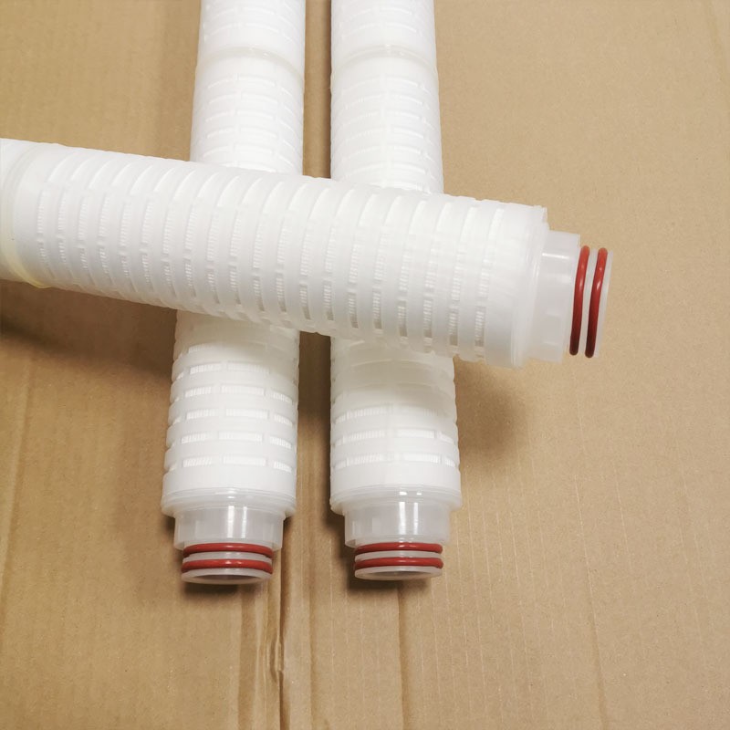 20寸PP折叠滤芯 去离子水系统预过滤保安过滤器精密过滤芯0.22um