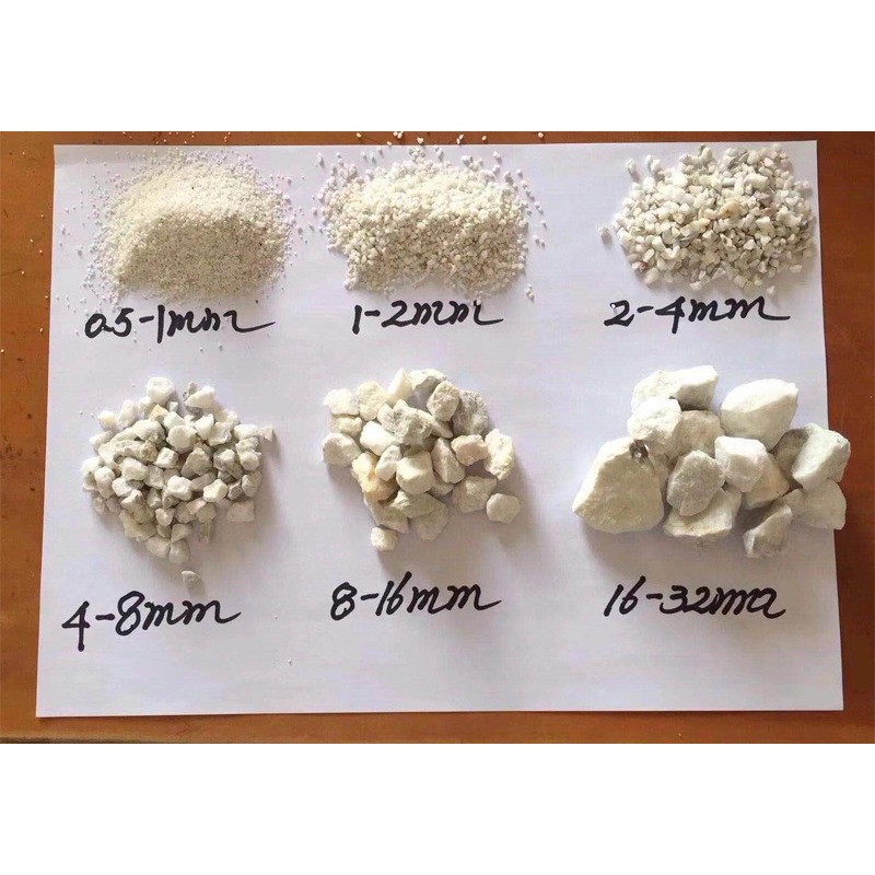 石英砂颗粒高效除铁锈红虫过滤器 水处理设备净水滤料2-4mm