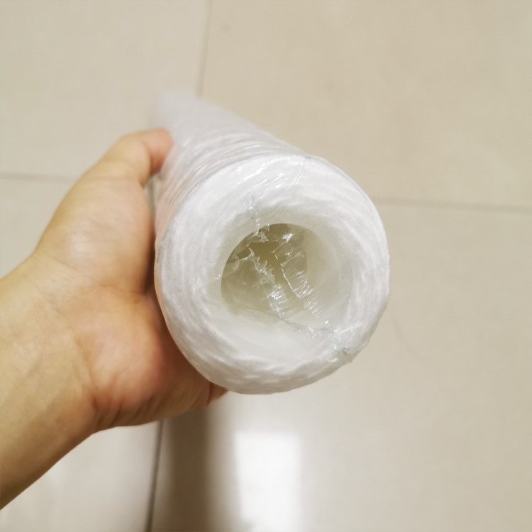 20寸线绕滤芯脱脂棉缠绕式 食品行业用水前置过滤处理滤芯