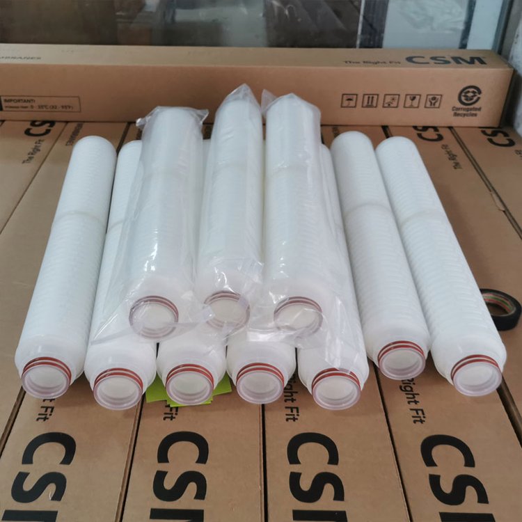 食品行业用水处理多芯式不锈钢过滤器净水耗材20英寸折叠滤芯