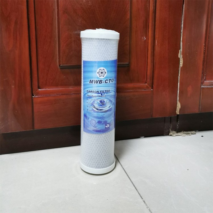 10寸CTO烧结活性炭滤芯 家用自来水过滤器活性炭棒吸附水中异味