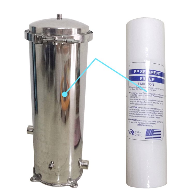 20寸熔喷滤芯过滤面积1m³/t工业小型过滤器配件更换pp棉芯供应