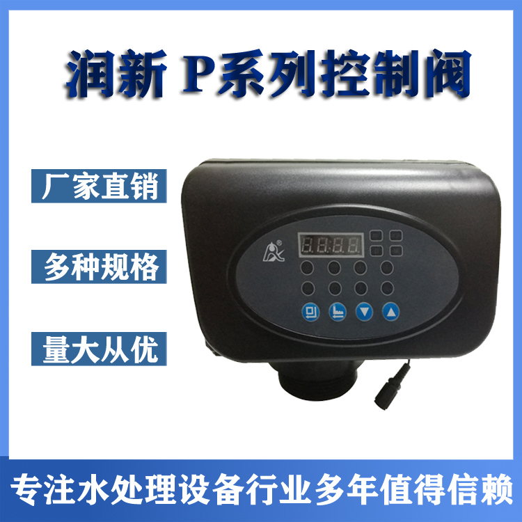 水处理P系列软化阀润新流量控制阀F63P3 全自动树脂反洗吸盐软水阀
