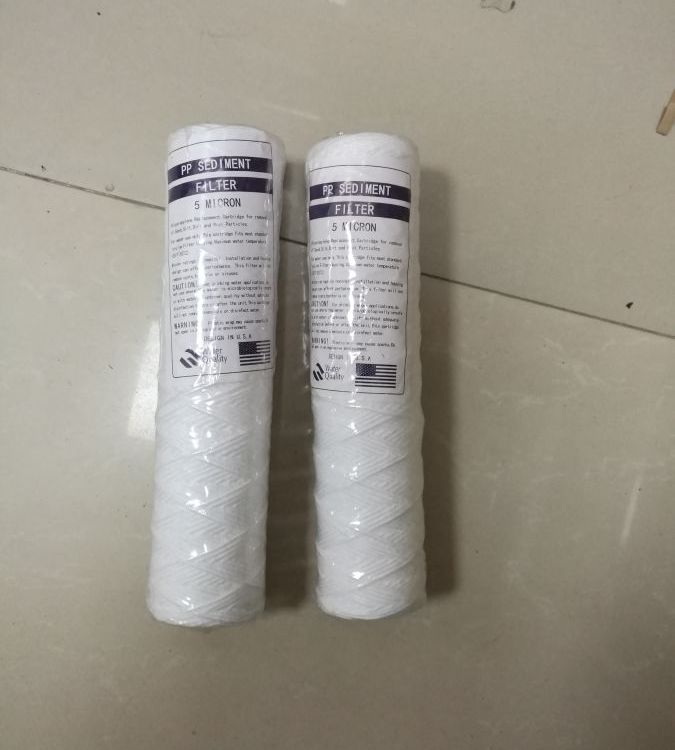 源腾环保 10寸线绕滤芯自来水过滤处理净水器缠绕式棉芯供应
