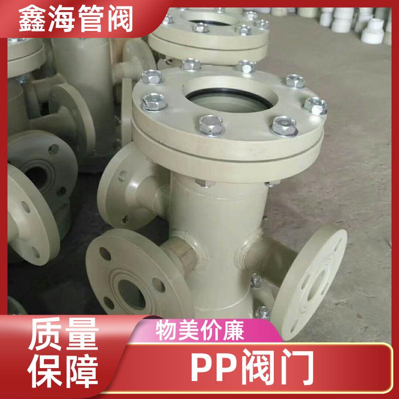 卧式止回阀 PP阀门 阻燃防静电 厂家支持定制 鑫海