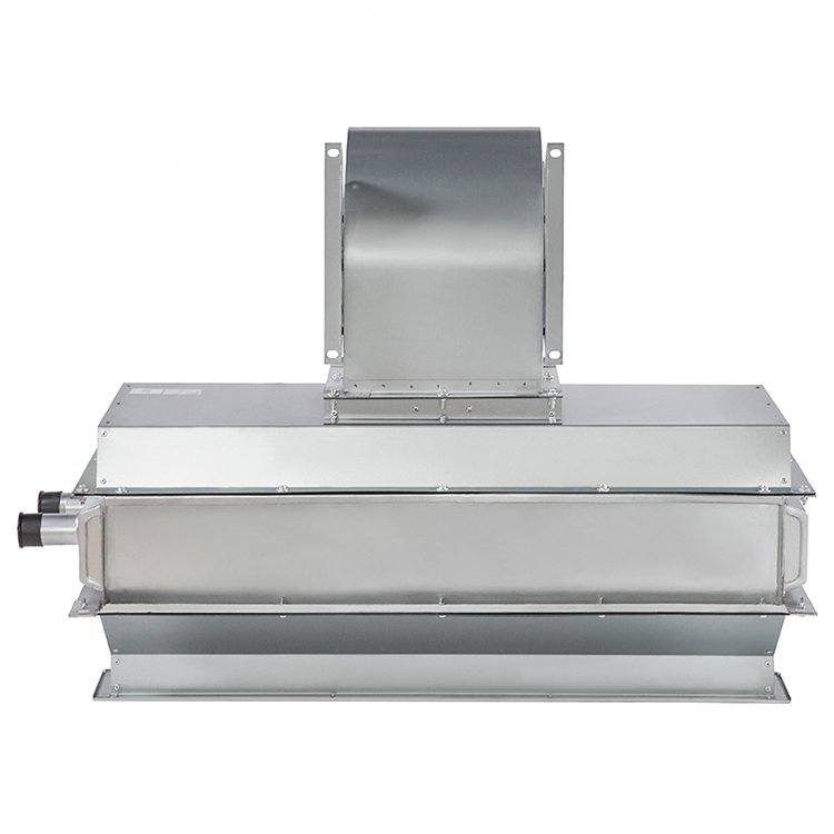 绿岛风顶吹离心式热风幕 水暖热空气幕 水温型热风幕机