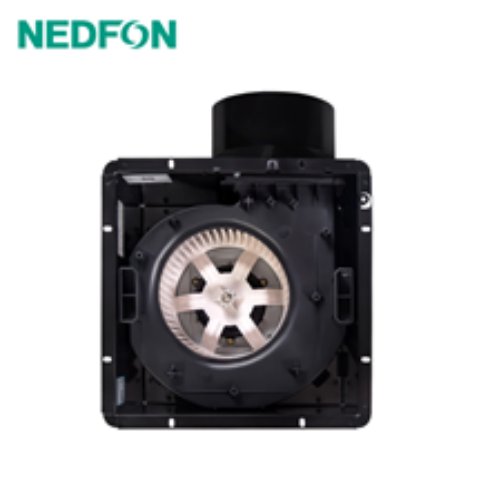 炫风管道式换气扇BPT10-23H30 排除油烟气除湿气 方格面板 绿岛风