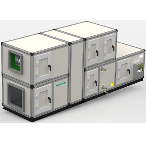 转轮热回收新风机组 安全节能 过滤级别高支持定制 绿岛风