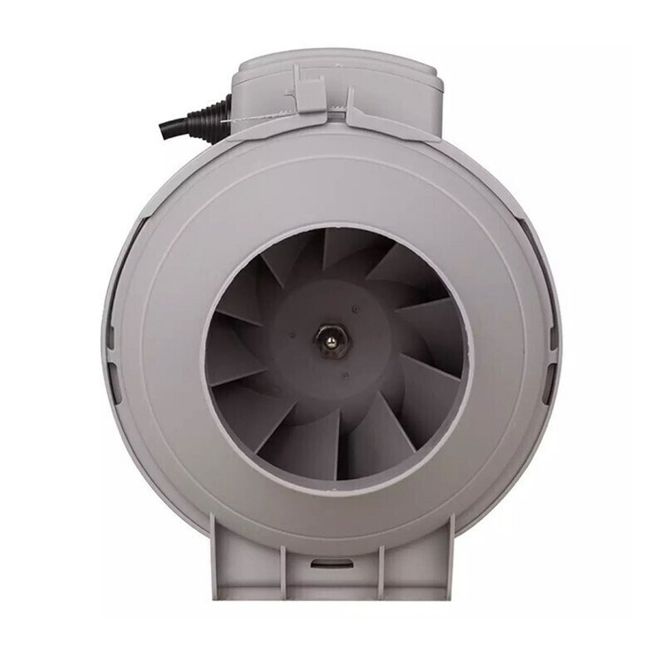 斜流增压圆形管道风机 低噪音塑料 卫生间换气扇送风机
