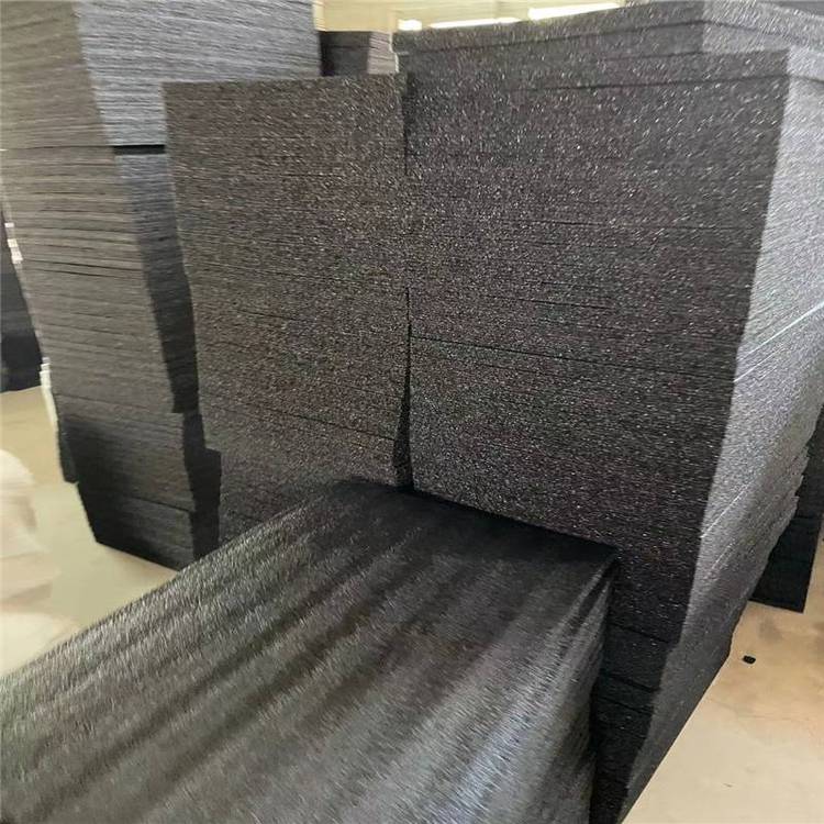 黑色防静电EPE珍珠棉 泡棉片材 5MM卷料 成型设计加工