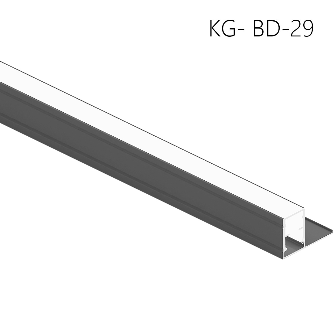 天花石膏线灯槽 用于室内照明 V形铝材 阳极氧化 砂白 铝型材定制