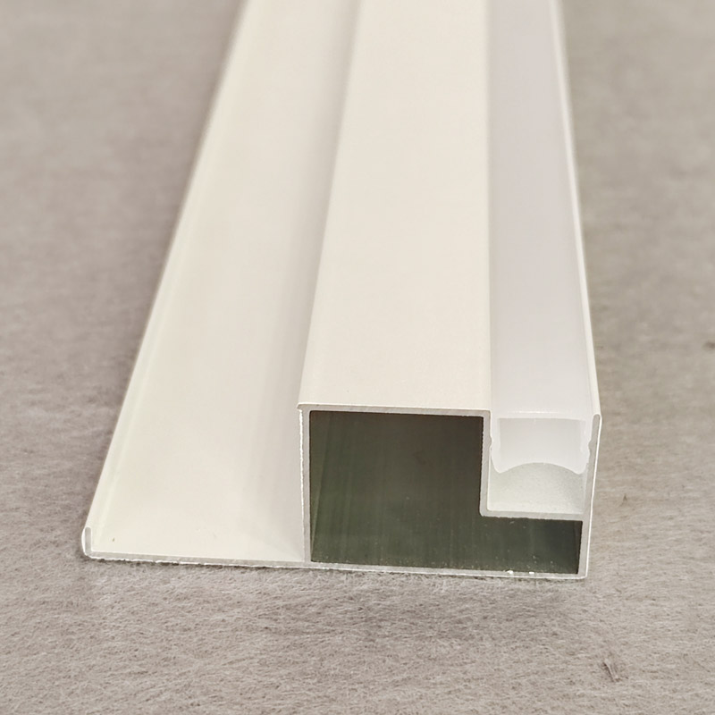 嵌入式暗装预埋洗墙灯槽 可以随意载剪 电泳 砂纹黑 铝型材定制