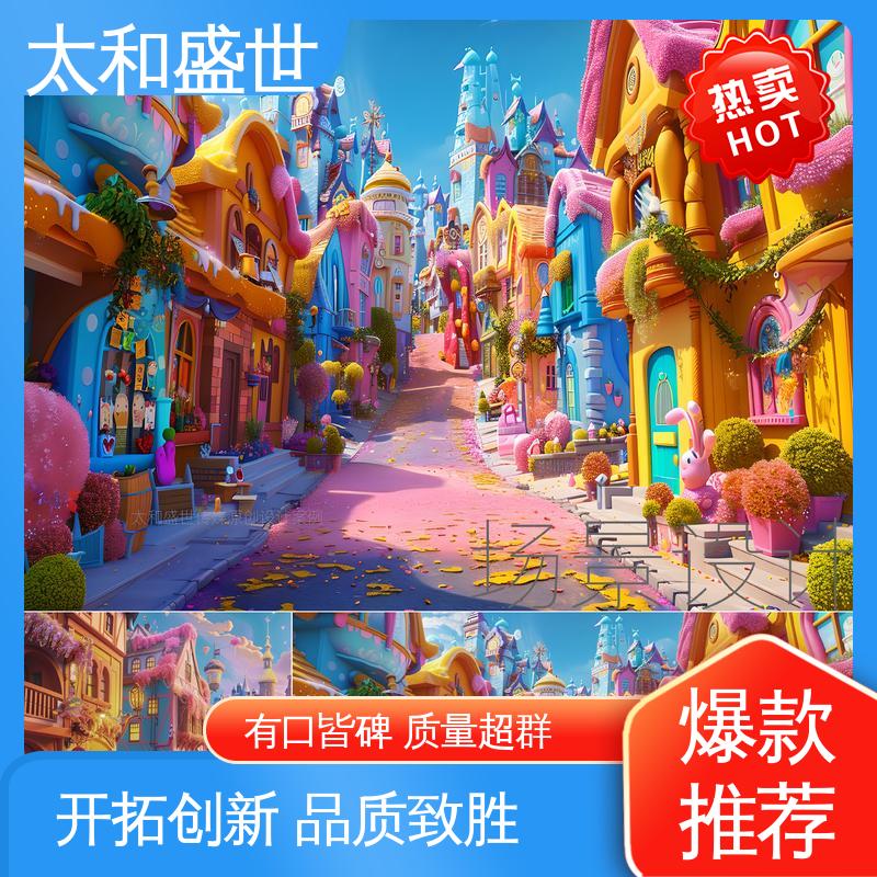 太和盛世 商业街风格设计 提升用户体验 色彩丰富