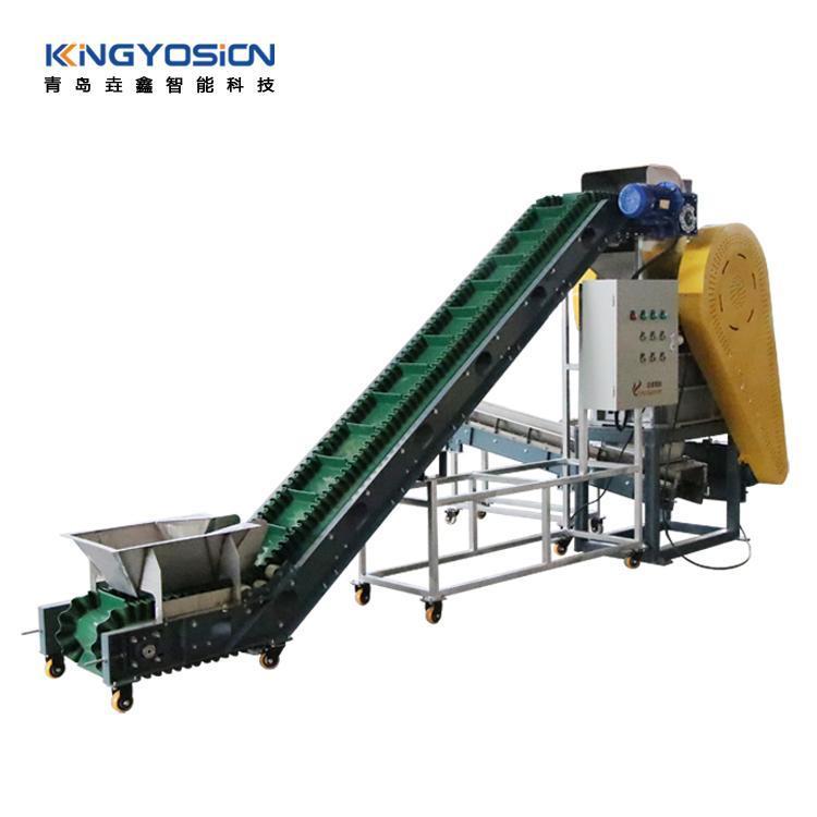 垚鑫科技 大批量样品自动提升破碎制样系统 皮带上料机 颚破