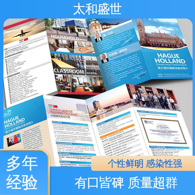 突出服务优势 风格多样 产品手册设计 太和盛世