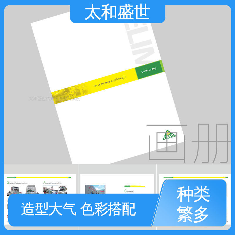 风格新颖 电子画册设计 传递视觉艺术 太和盛世