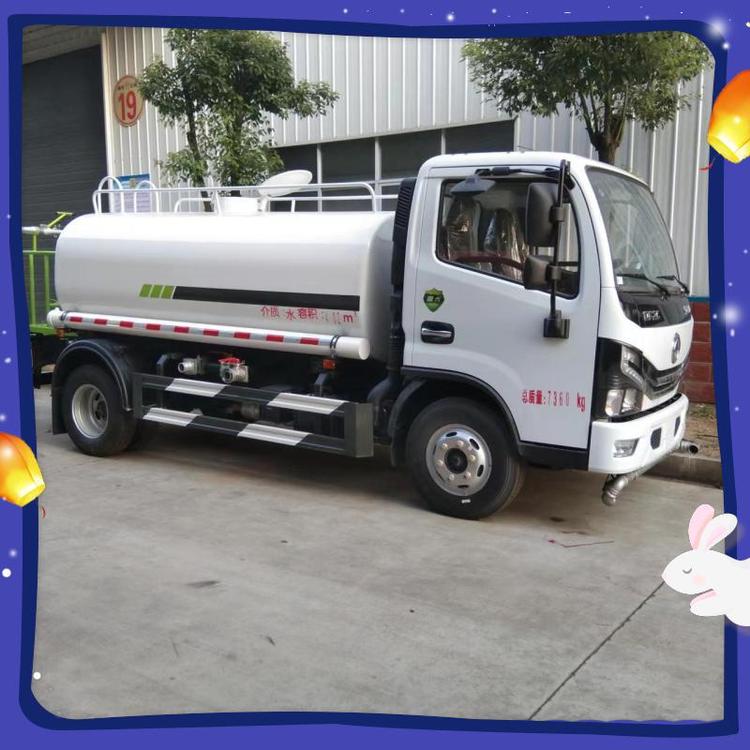 5方洒水车 东风国六多利卡底盘 市政环卫 园林 绿化喷洒车