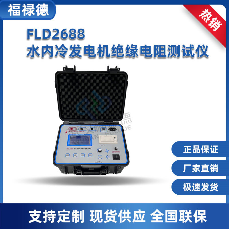 FLD2688水内冷发电机绝缘电阻测试仪 2500V 5000V带载能力强 福禄德