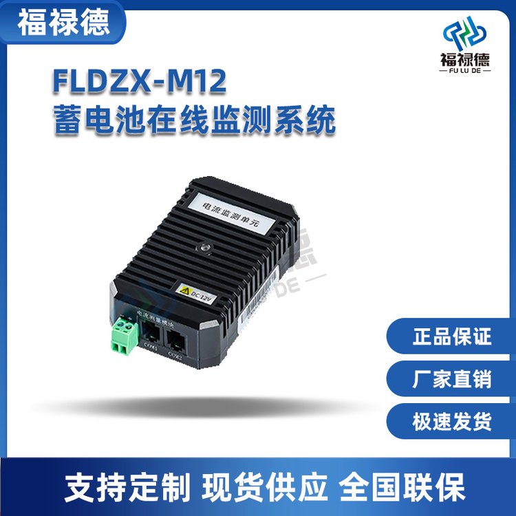 福禄德 FLDZX-M12蓄电池在线监测系统 实时检测监控模块传感器装置
