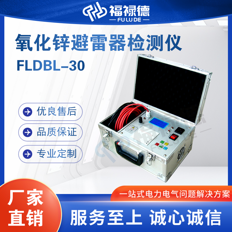 福禄德FLDBL-30氧化锌避雷器检测仪带电阻性电流测量仪电力设备厂