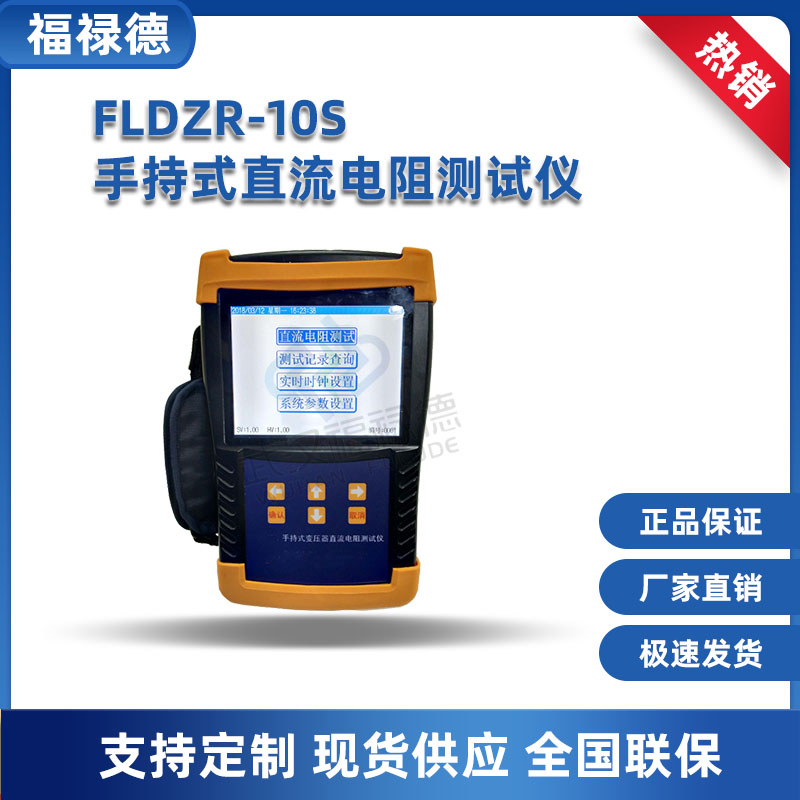 FLDZR-10S手持式直流电阻测试仪 变压器直阻仪 电力测试仪器