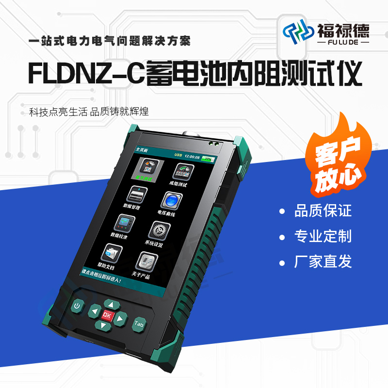 福禄德FLDNZ-C蓄电池内阻测试仪便携式电池组容量检测仪厂家直供