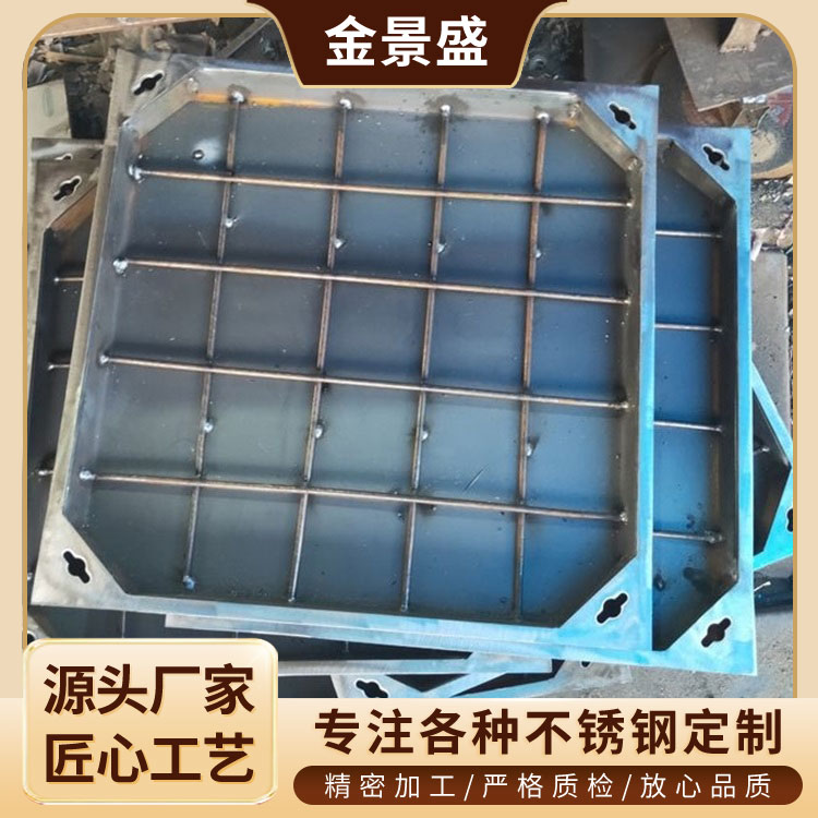 不锈钢井盖批发 地下排水沟盖板订做 市政道路下水道 外观美观大方