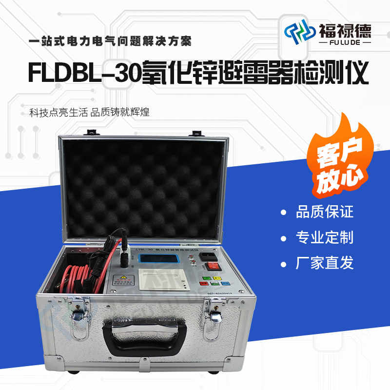 福禄德FLDBL-30氧化锌避雷器检测仪带电阻性电流测量仪厂家可定制