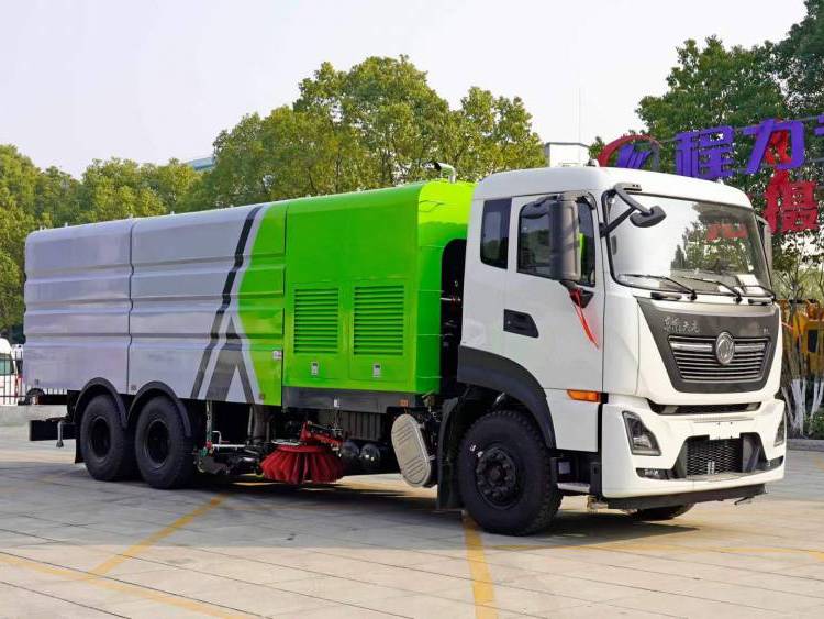 东风大型22方洗扫车 天龙290马力的发动机 市政道路清洗车