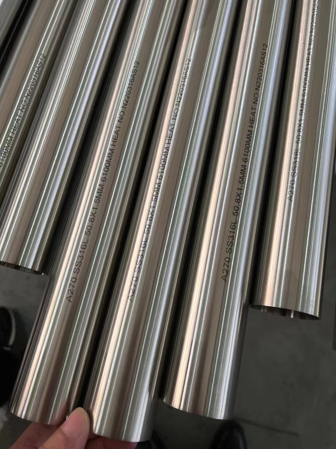 奥氏体TP316L不锈钢无缝管 焊管 耐腐蚀 污水处理厂用管 全国配送