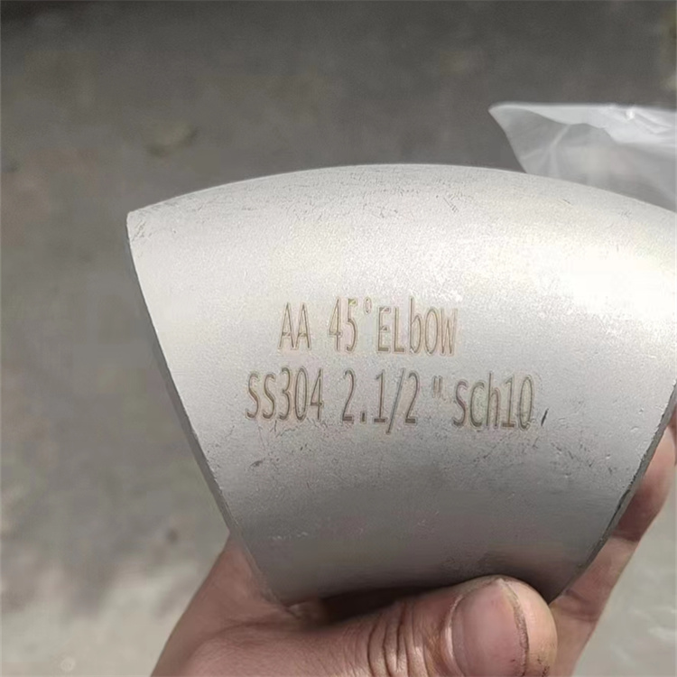 316不锈钢弯头定制 90度工业焊接管件 冲压无缝表面光滑