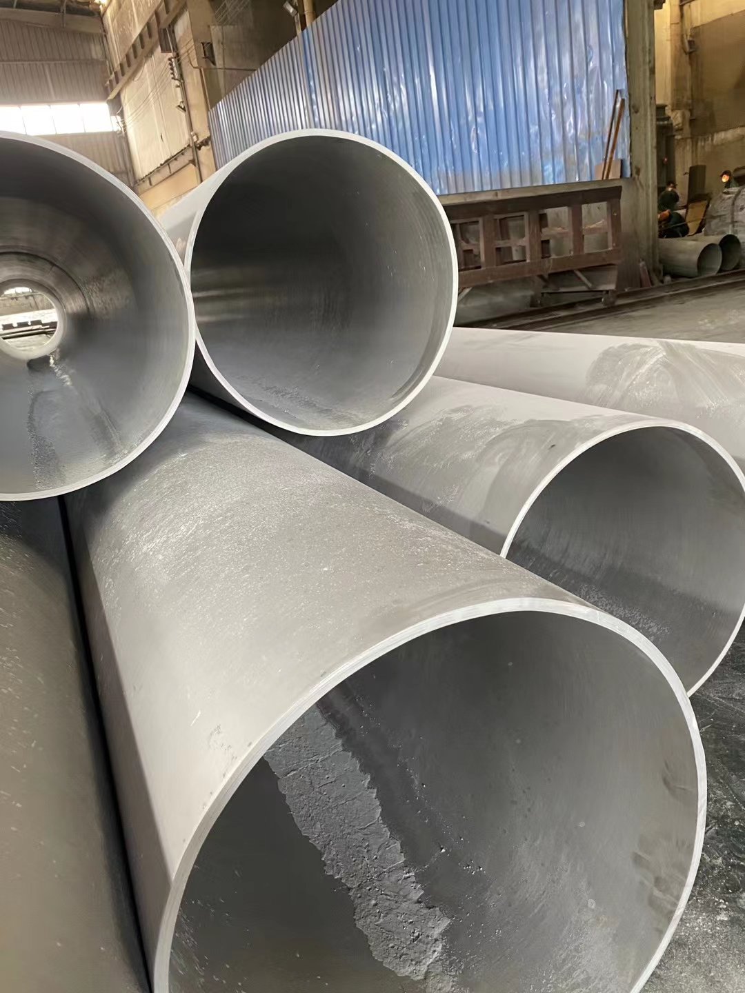 TP347H船用管 喷砂处理 直缝大口径工业焊管 非标定制加工