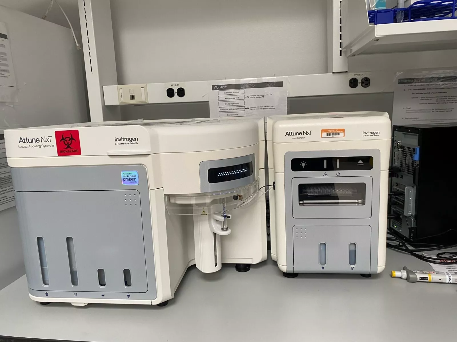 赛默飞Invitrogen Attune™ NxT 流式细胞仪蓝色/红色/紫色 6/黄色