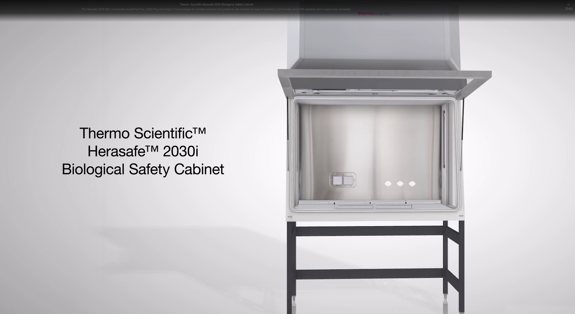 美国赛默飞Thermo 2030i 生物安全柜实时监测系统操作便捷低噪音