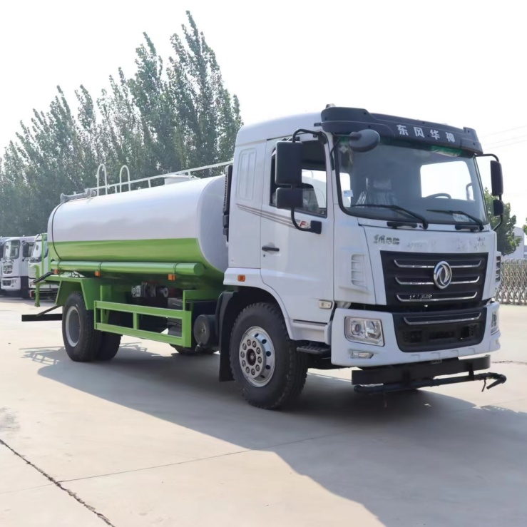 国六东风华神T5园林绿化洒水车道路除尘环保喷洒车多功能降尘车