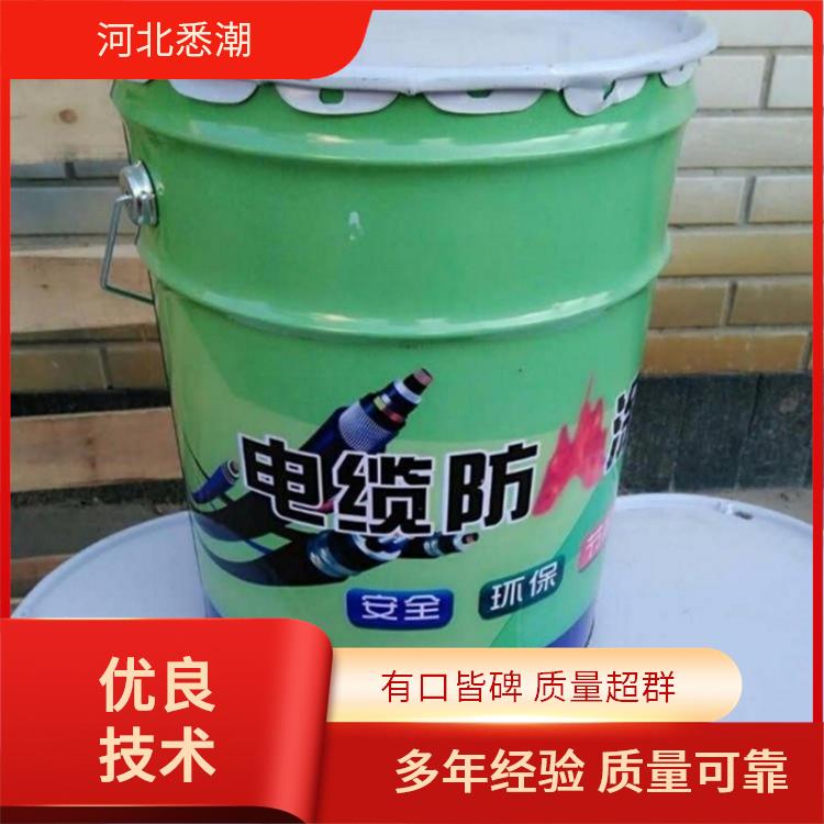 电缆防火涂料厚度 建筑线缆施工用 抗弯强度22 减少维护成本