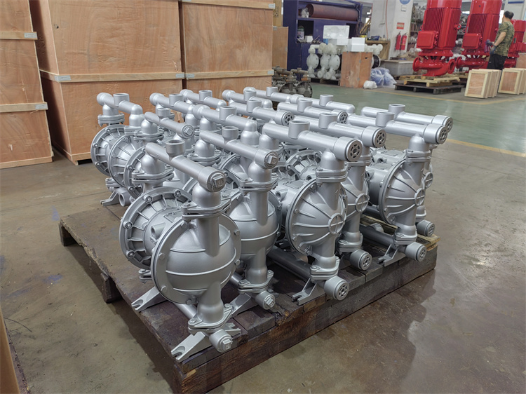 QBY-40铝合金气动隔膜泵 龙洋泵阀 节能高效 同步往复运动