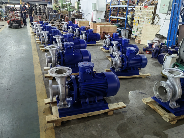 龙洋泵阀 ISW卧式离心泵 直联型热水循环增压管道泵