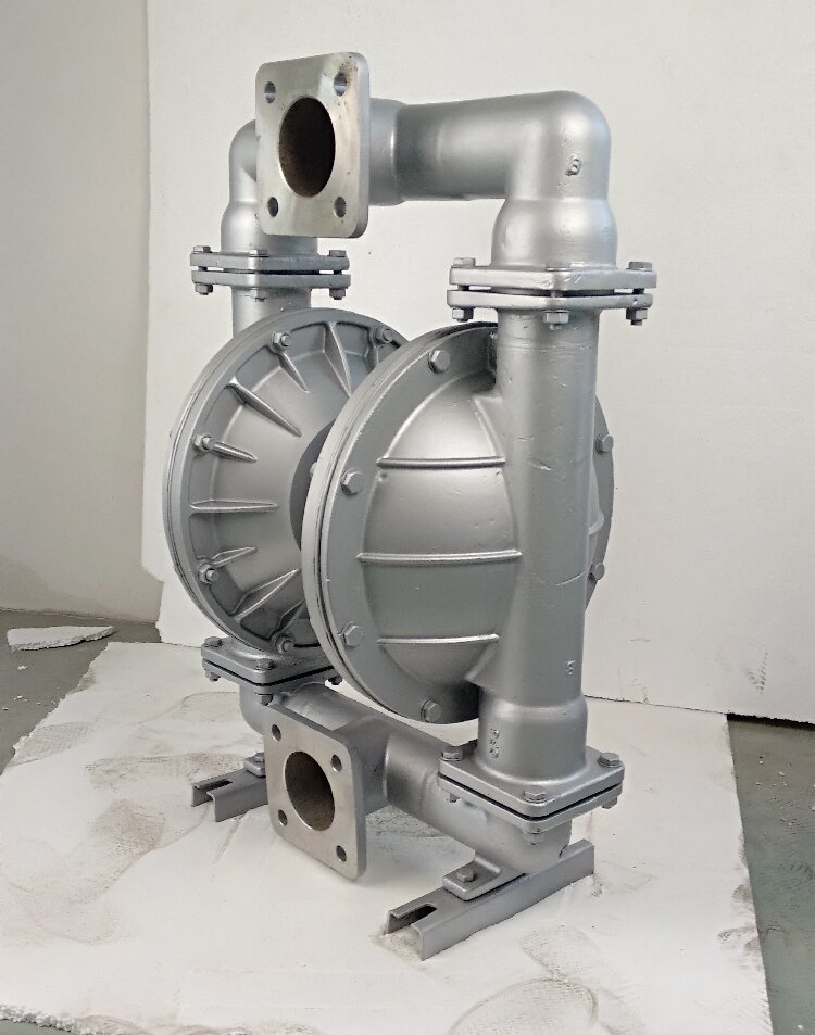 龙洋 QBY-100不锈钢气动隔膜泵 抽光吸尽各种腐蚀性液体